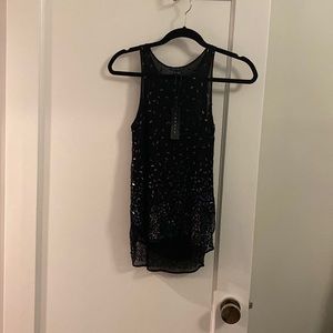 Theory Beaded Top Size Small